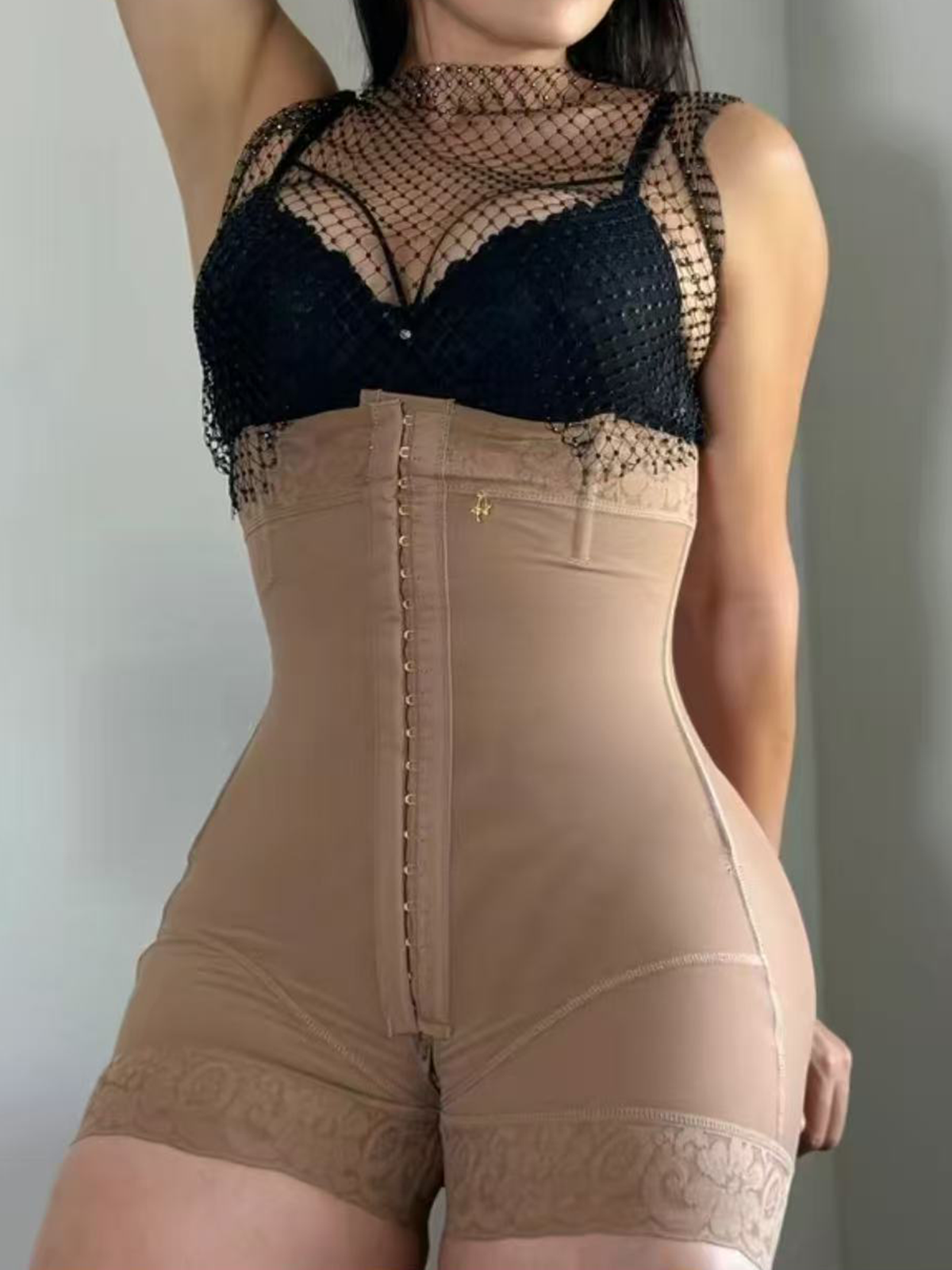 Women's High Waist Buttoned Belly Control Butt Lifting Pants