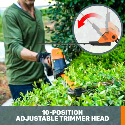 🌿 Upgrade Your Garden Tools!!!✂️20V cordless 2-in-1 hedge trimmer – lightweight, powerful & budget-friendly.🌱